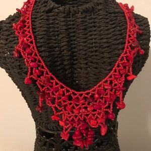 Coral artisanne necklace - made in Croatia